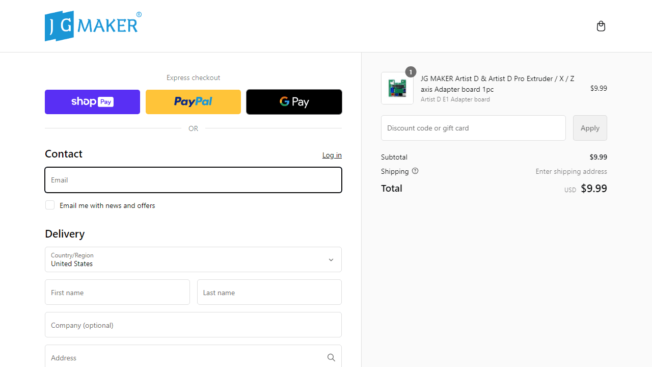 How to apply Jgmaker3d coupon code